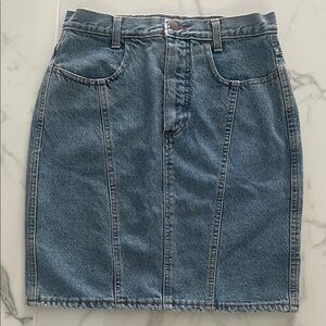 United Colors Of Benetton Blue Denim Pencil Skirt (made in Italy)